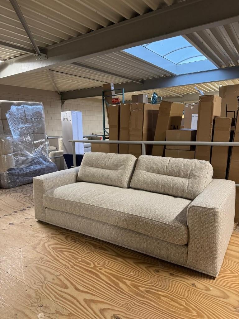 Bank Lissone l Whoon l Room108 l van €1334,- voor €669,-, Ophalen, 75 tot 100 cm, Zo goed als nieuw, Rechte bank