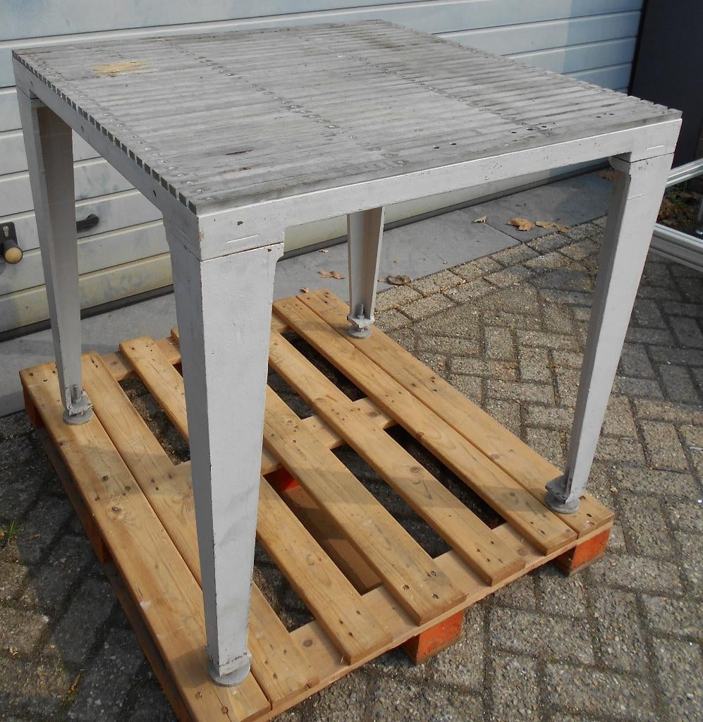 Opspantafel, stalen frame, 90x89x 91cm, stelvoeten, Ophalen, Gebruikt, 70 tot 120 cm