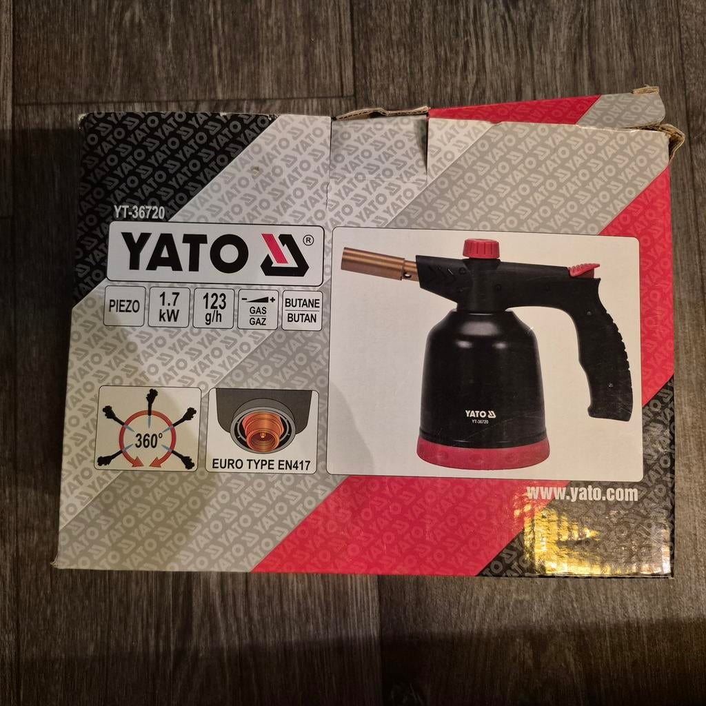 YATO YT-36720 Gasbrander - Nieuw in doos!, Ophalen of Verzenden, Nieuw, Minder dan 150 ampère, Overige typen