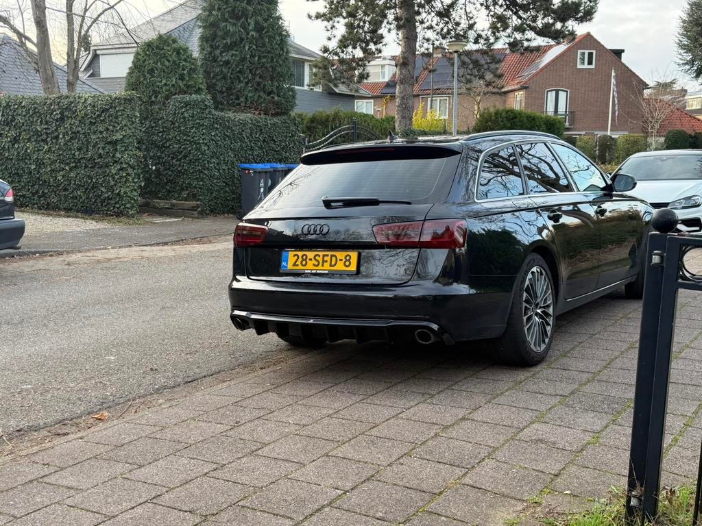 Audi A6 2.8 FSI V6 – origineel NL – 136.000 km NAP, Auto's, Lichtsensor, Zwart, Zwart, Leder