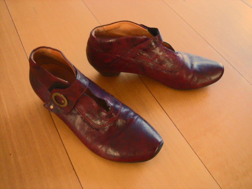 Mooie bordeaux rode leren enkelschoenen THINK! 38 snazzeys, Kleding | Dames, Schoenen, Instappers, Think!, Ophalen of Verzenden
