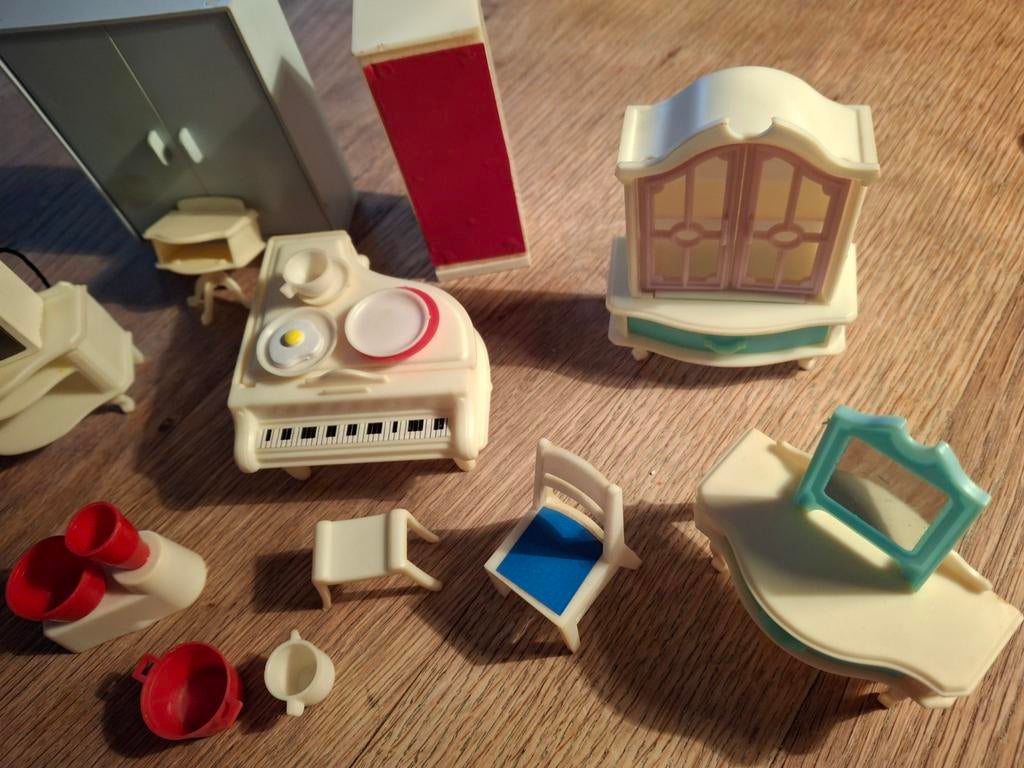 Vintage Poppenhuis Meubeltjes 60s/70s, Verzenden, Gebruikt, Poppenhuis