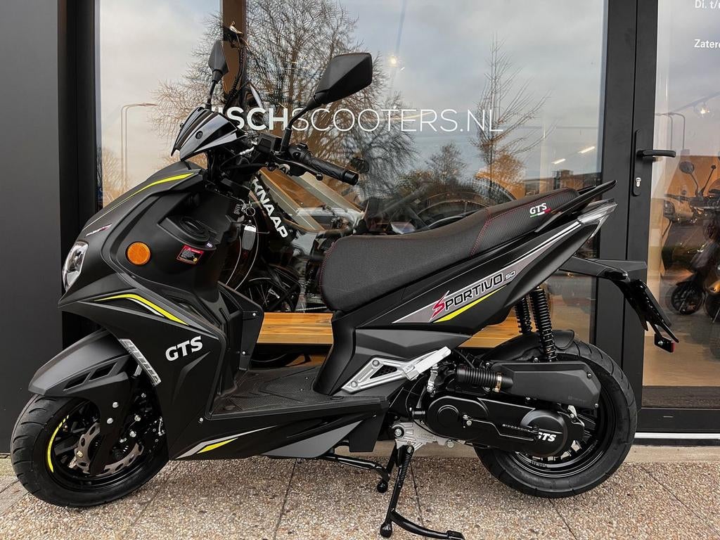 GTS Sportivo | Zwart/Geel | Vandaag Nog rijden?, Onbekend, Nieuw, Ophalen of Verzenden, Onbekend