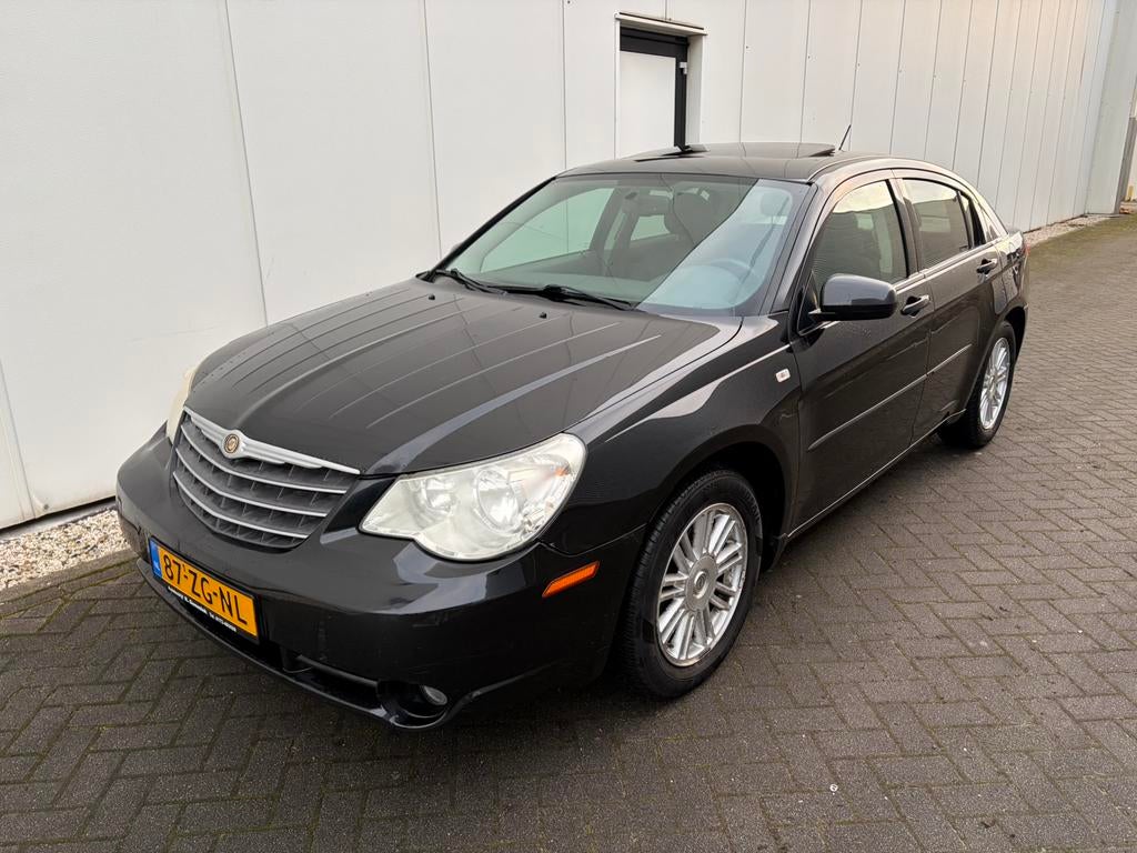Chrysler Sebring 2.0 I 16V 2008 Zwart Airco Schuif/Kanteldak, Auto's, Chrysler, 1998 cc, Zwart, Origineel Nederlands, Handgeschakeld