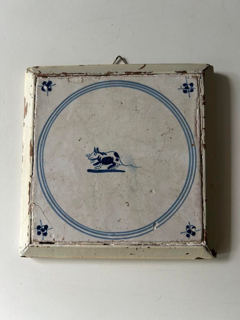 Antieke Tegel ( in Hilversum ), Ophalen of Verzenden