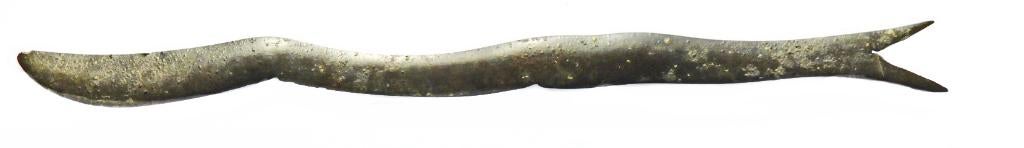 Antiek Vissengreedschaap, 17e eeuw L=180mm    a281, Ophalen of Verzenden
