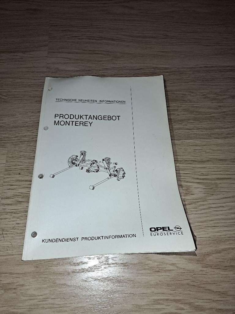 Opel Monterey werkplaatshandboek, Ophalen of Verzenden