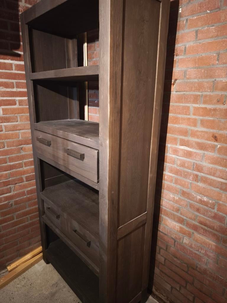 Houten kast roomdivider, Ophalen of Verzenden, Gebruikt, Overige houtsoorten