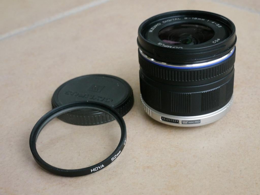 Olympus MFT 9 18 mm zoomlens, Ophalen, Zo goed als nieuw, Groothoeklens, Zoom