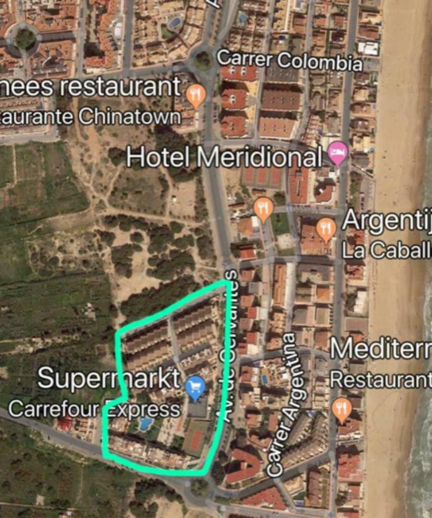 12,50 PPPN / Nieuw -verb- Appartement Guardamar Costa Blanca, Dorp, Wasmachine, 2 slaapkamers, Costa Blanca