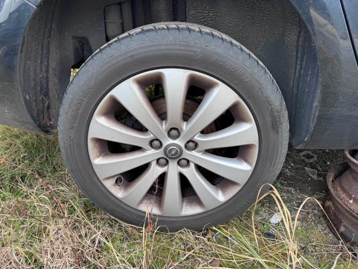 Velgen set + banden van een Opel Astra, Gebruikt, -, -, Ophalen of Verzenden