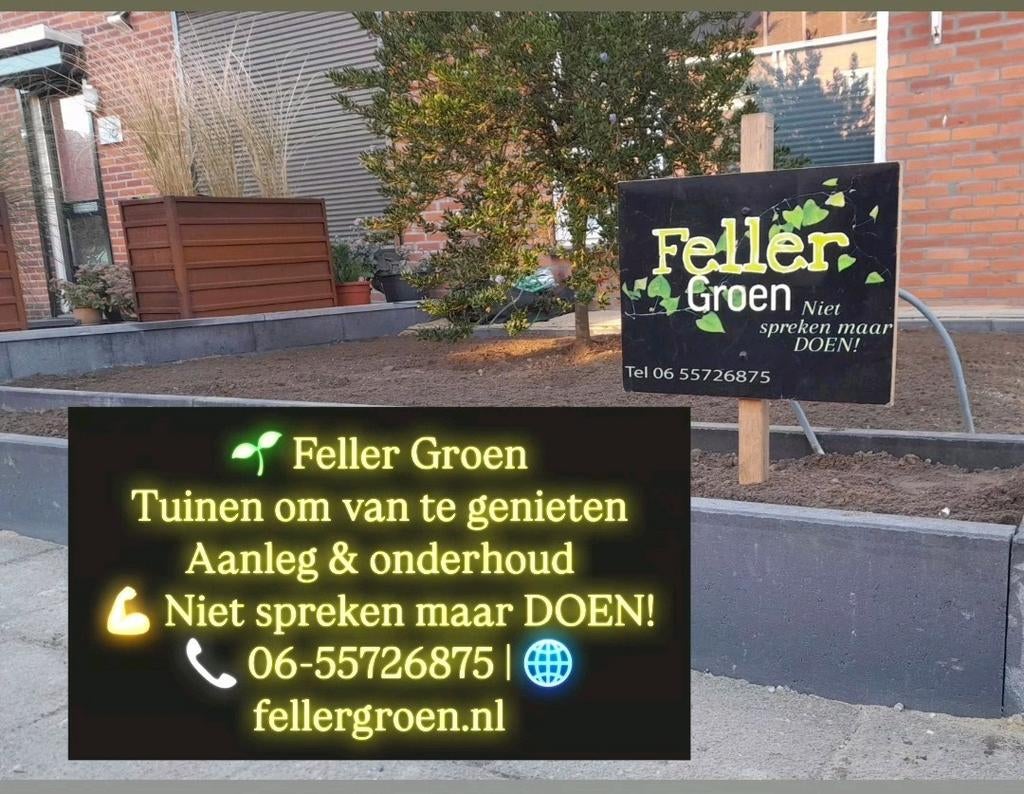 Feller-Groen Tuinaanleg/onderhoud tuinman/hovenier, 24-uursservice