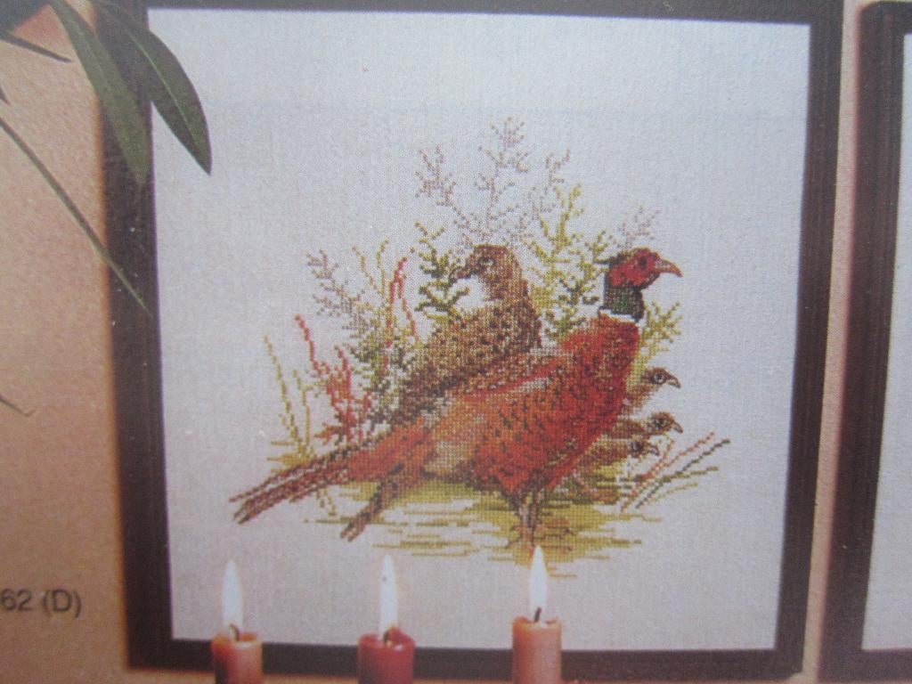 borduurpatroonen, Bloemen fazanten  een varia, Hobby en Vrije tijd, Breien en Haken, Ophalen of Verzenden, Zo goed als nieuw, Haken