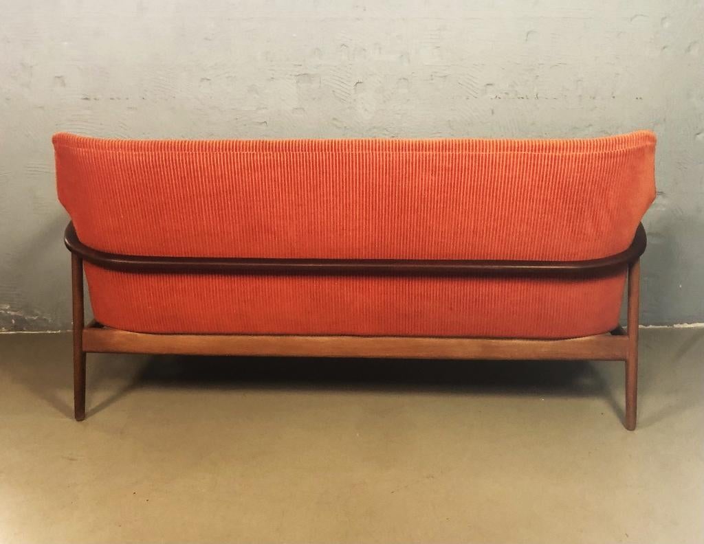 Vintage Bovenkamp bank, Ophalen, Minder dan 75 cm, 150 tot 200 cm, Tweepersoons