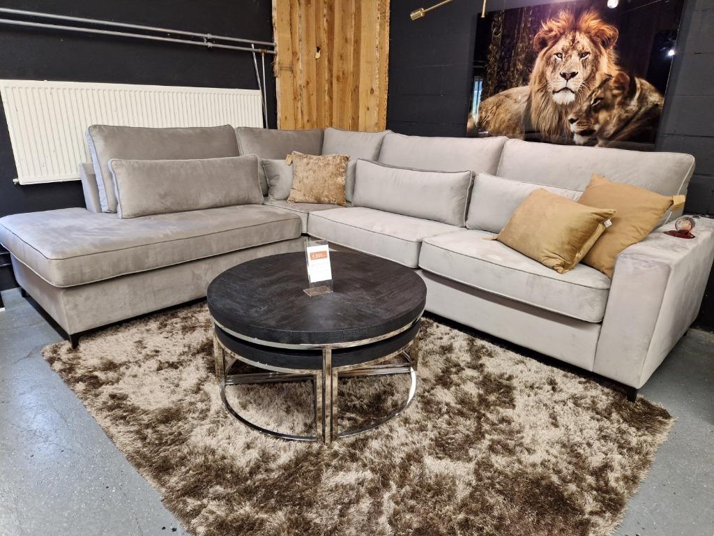 Voorraad Actie | Lounge | Velvet hoekbank | Showroom Utrecht, Ophalen, Info@trendvortex.com, Hoekbank, Eric Kuster, modern, velvet