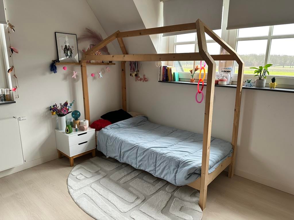 Bedhuisje 80 x190 incl matras, Eenpersoons, Minder dan 160 cm, Ophalen of Verzenden, Zo goed als nieuw