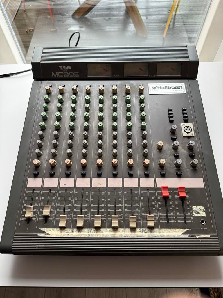 Yamaha MC802 Mengpaneel - Vintage Analoog, Ophalen of Verzenden, Gebruikt, 5 tot 10 kanalen, Microfooningang
