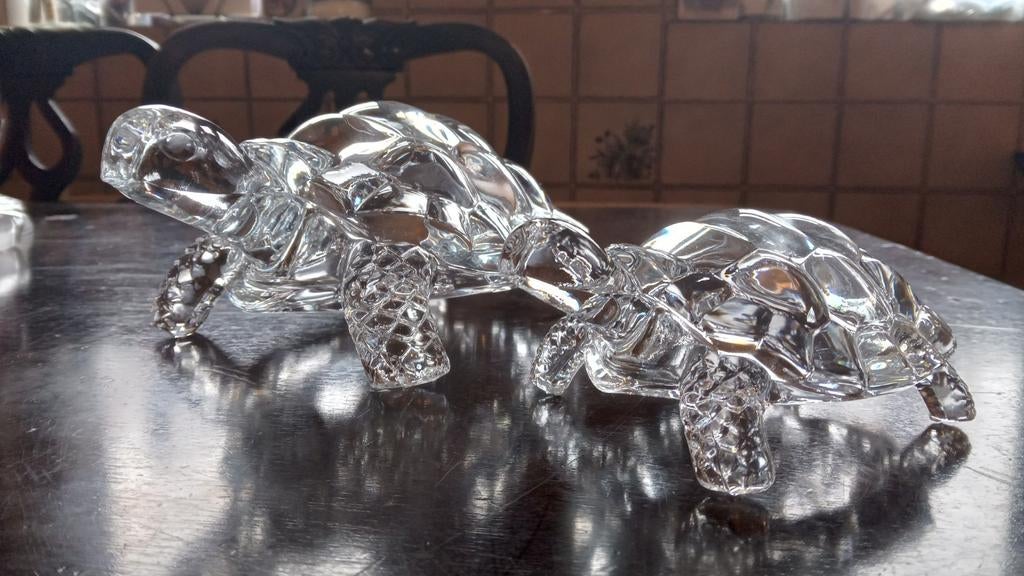 Kristallen schildpadden kleinen groot van cristal boutique, Antiek en Kunst, Ophalen