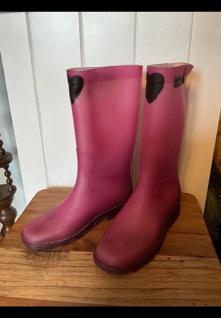Leuke roze kaplaarzen, regenlaarzen, ik denk Dunlop, maat 36, Ophalen of Verzenden, Zo goed als nieuw, Laarzen