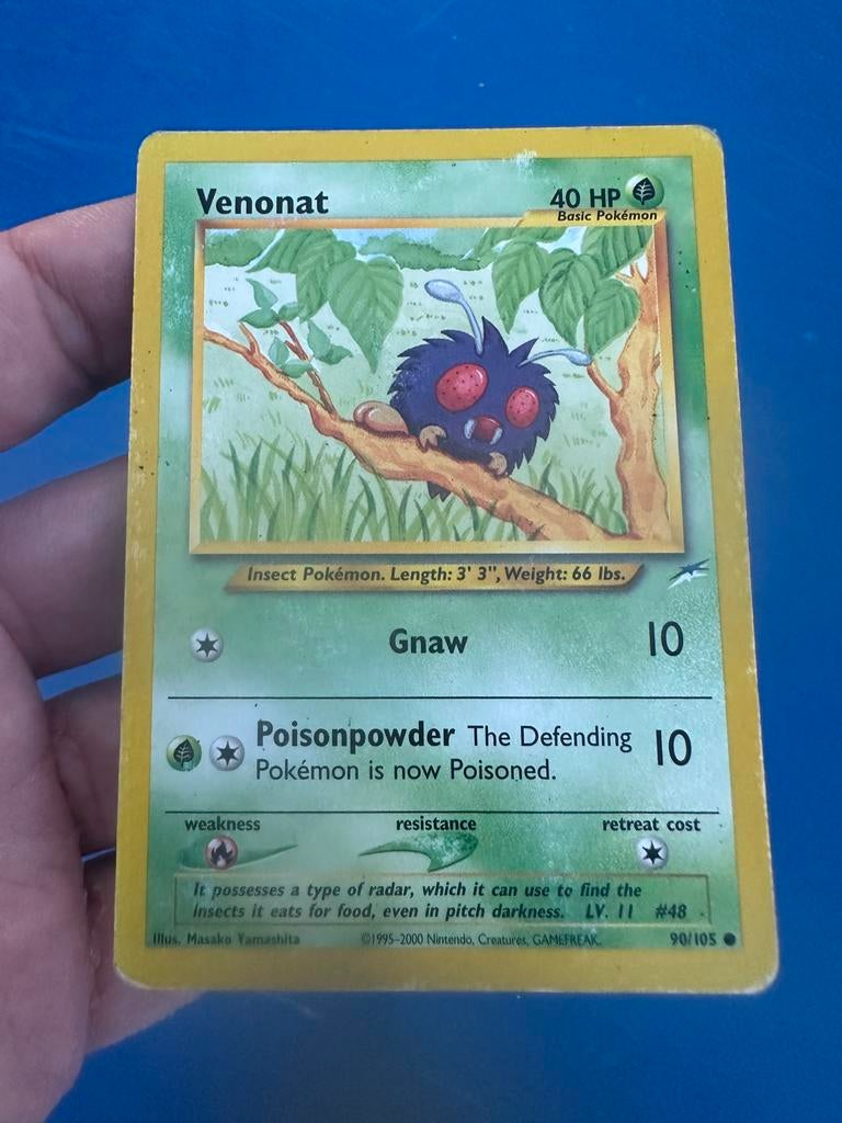 Venonat 90/105 Neo Destiny #2, Ophalen of Verzenden, Gebruikt, Losse kaart