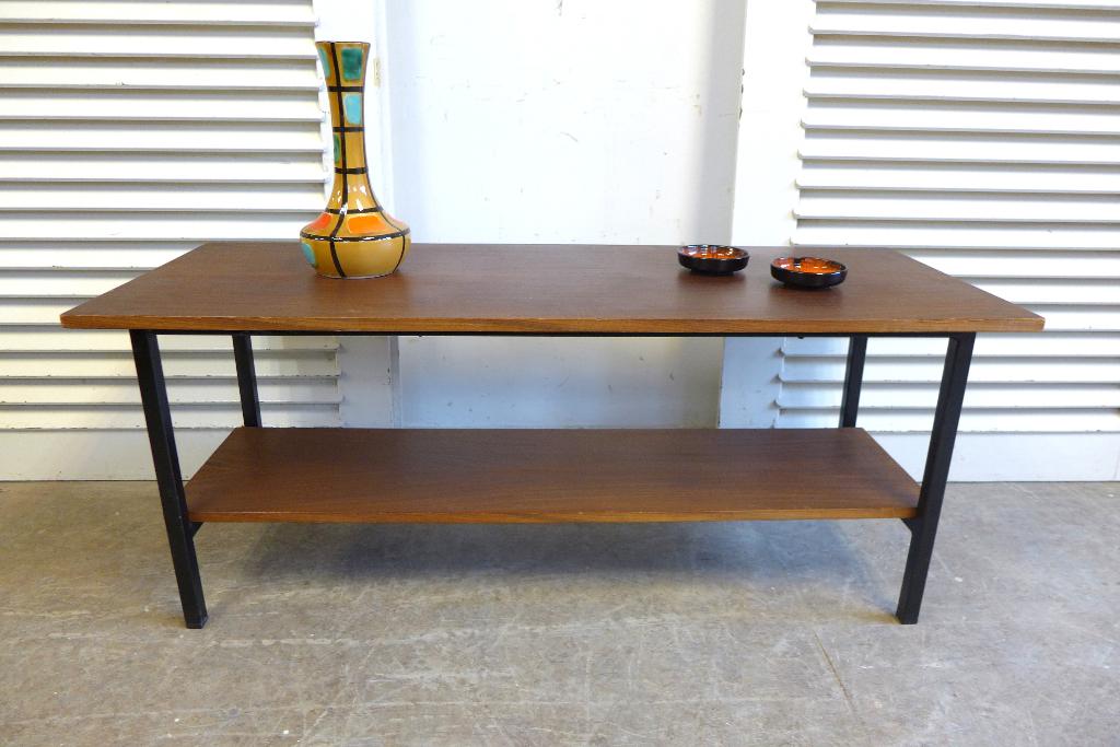Prachtige retro vintage salontafel, Ophalen, Onbekend, 50 tot 100 cm, Zo goed als nieuw