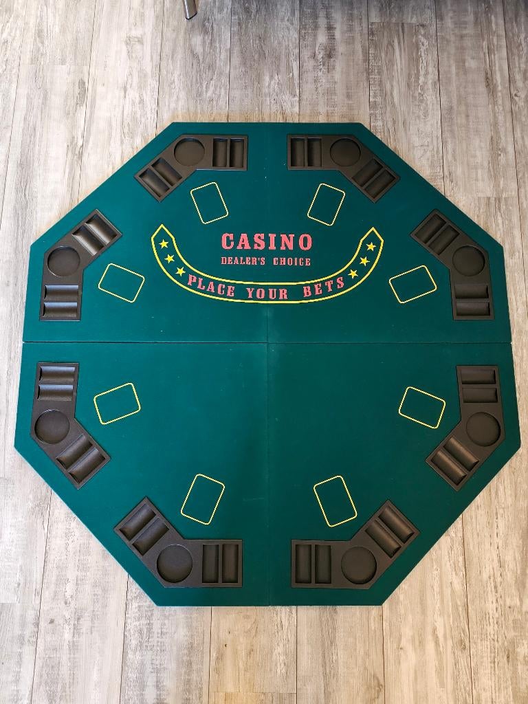 # Poker top opvouwbaar poker tafel, Ophalen, Gebruikt