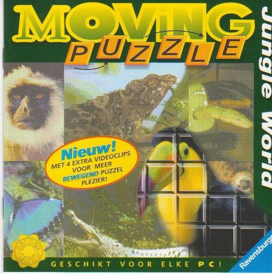 PC spel: Moving Puzzle Jungle world [2156]  [SpGaPC], Puzzel en Educatief, 1 speler, Nieuw, Eén computer