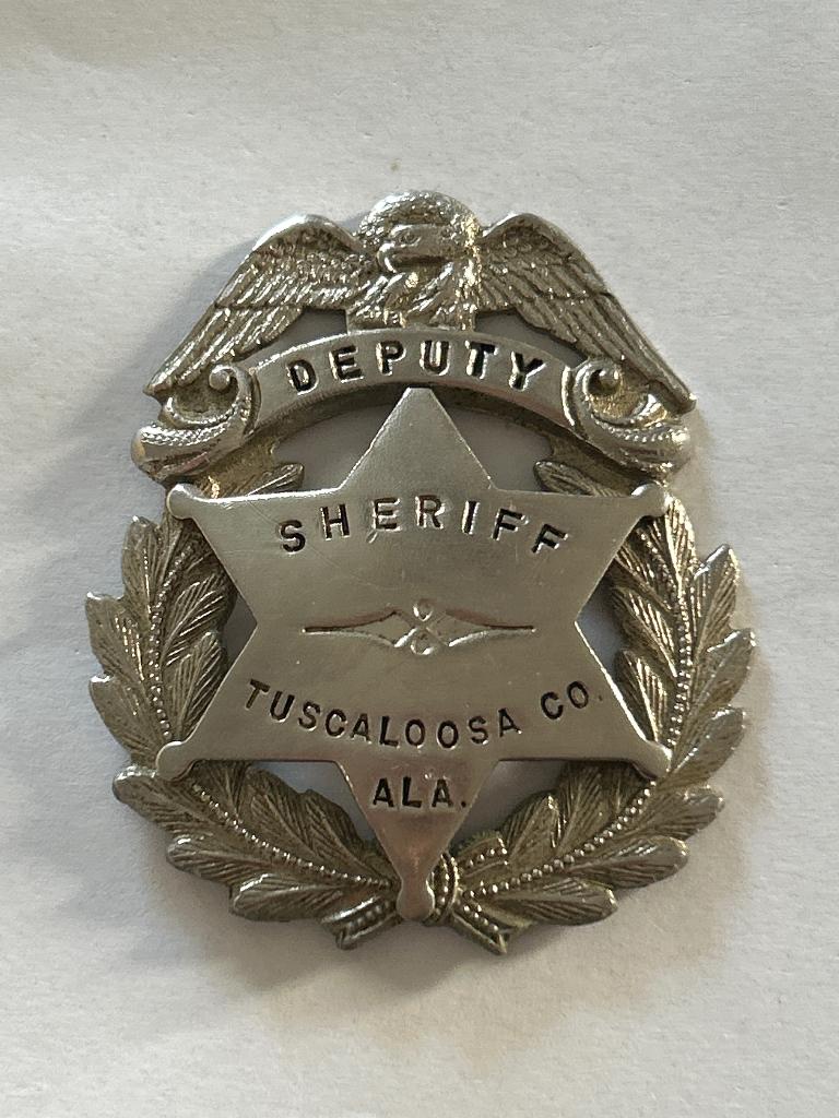 USA Sheriff badge Tuscaloosa County, Alabama, Verzenden, Landmacht, Amerika, Embleem of Badge