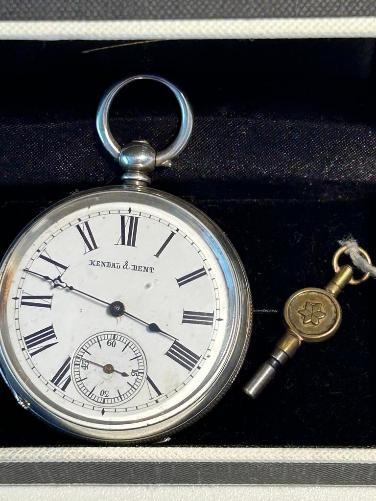 Antiek Kendall & Dent zakhorloge ca. 1900, Overige merken, Zakhorloge, 1900 tot 1930, Ophalen of Verzenden