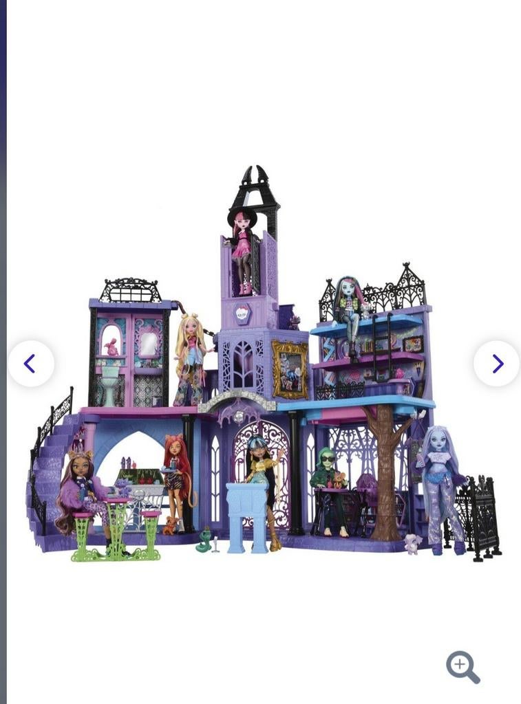Monster High Poppenhuis Compleet, Ophalen of Verzenden, Zo goed als nieuw, Poppenhuis