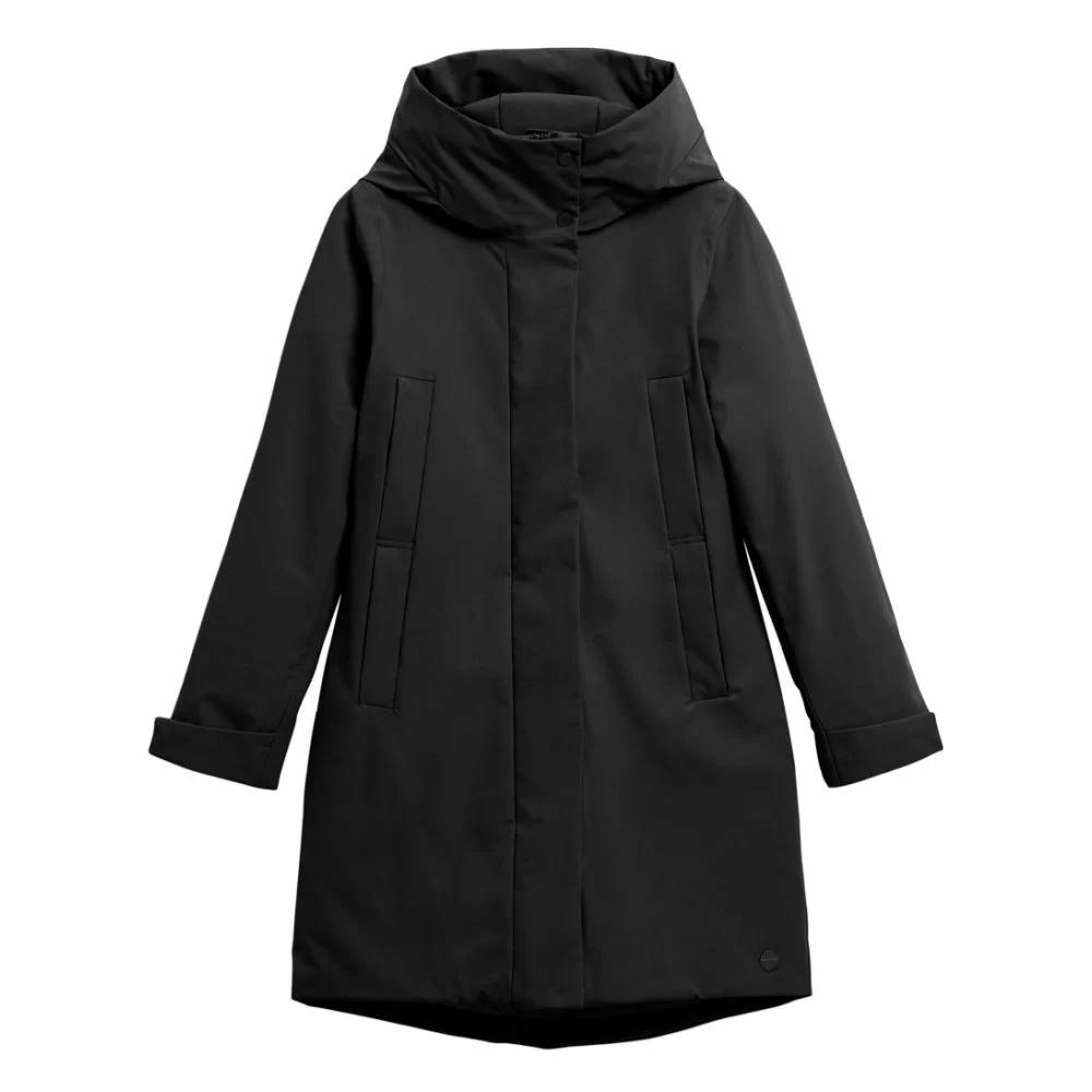 Elvine jas, Kleding | Dames, Jassen | Winter, Ophalen of Verzenden, Zo goed als nieuw, Maat 46/48 (XL) of groter, Zwart