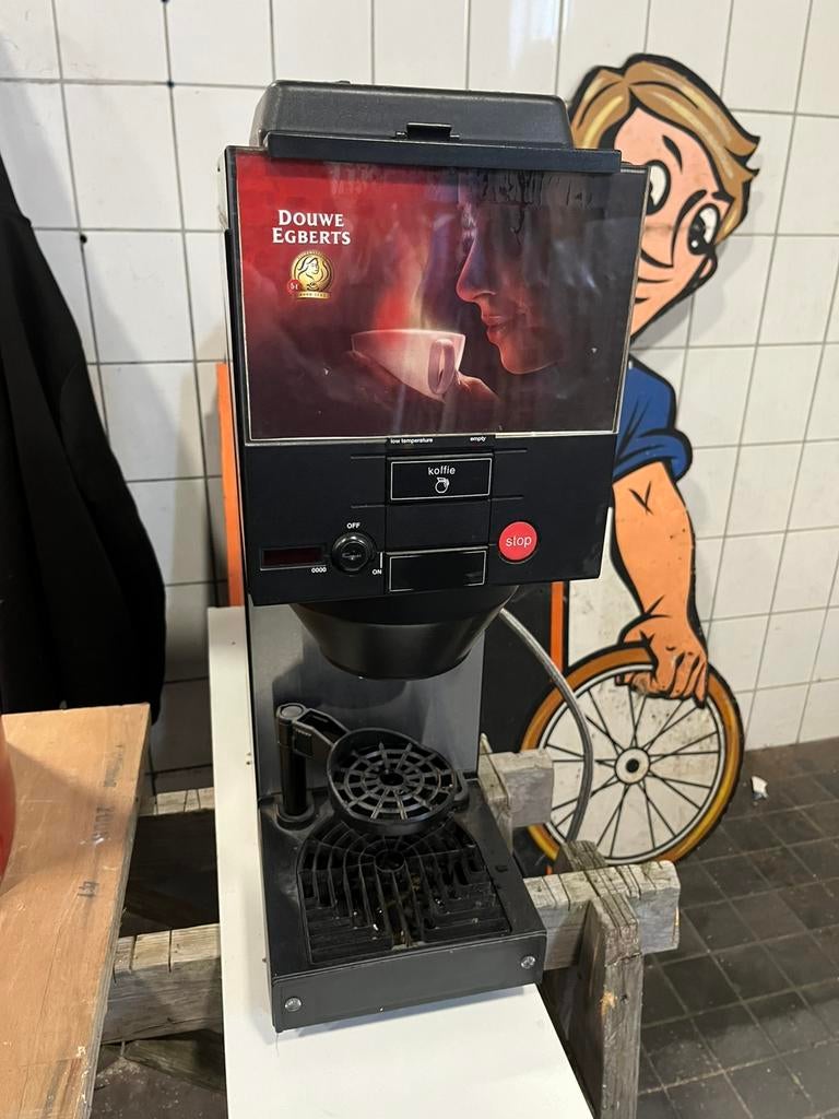 Douwe egberts koffie automaat diepvries koffie, 10 kopjes of meer, Ophalen of Verzenden, Zo goed als nieuw, Koffiemachine