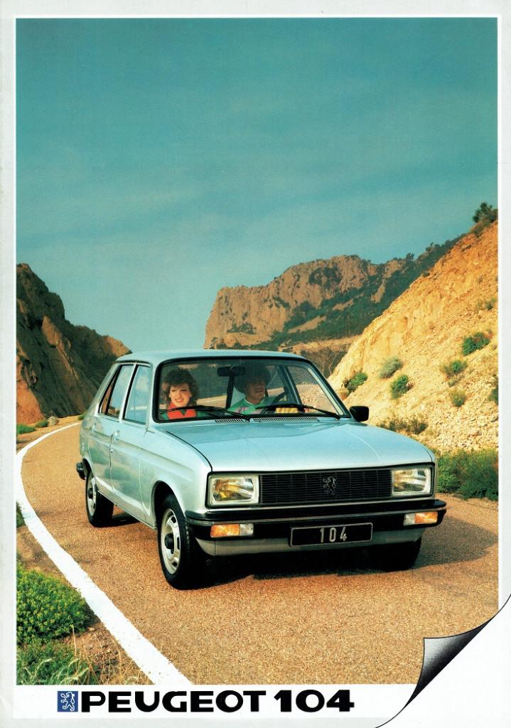 Folder Peugeot 104 (1983), Verzenden, Gelezen, Peugeot