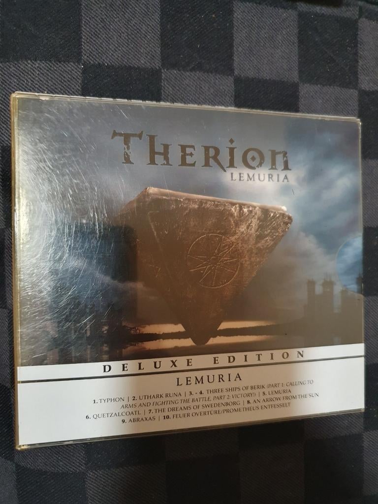 Therion lemuria / serius b   2 cd digipack deluxe edition, Verzenden, Gebruikt