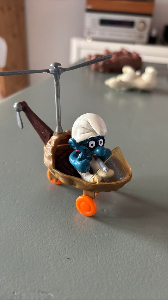 Smurf Helikopter Speelgoed, Ophalen of Verzenden, Gebruikt, Jongen of Meisje