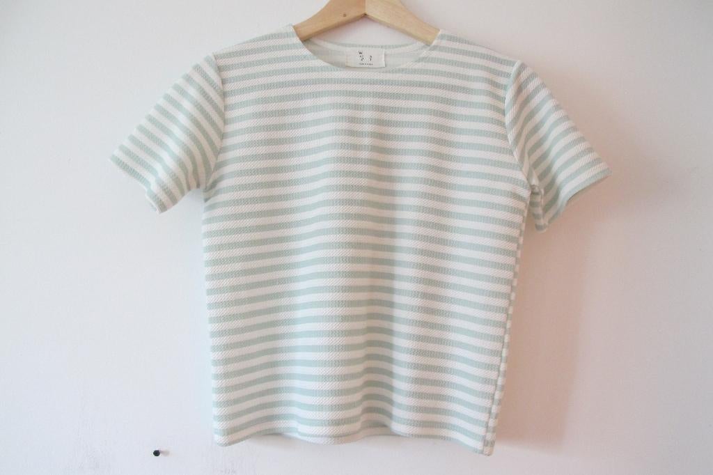 Mint striped T-shirt, Ophalen of Verzenden, Korte mouw, Maat 34 (XS) of kleiner, Gedragen