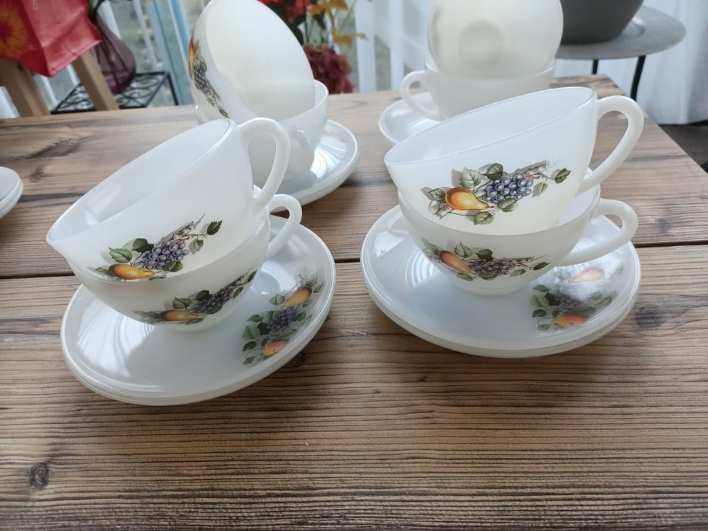 Arcopal kop en schotels, Huis en Inrichting, Keuken | Servies, Ophalen, Nieuw, Glas, Overige stijlen