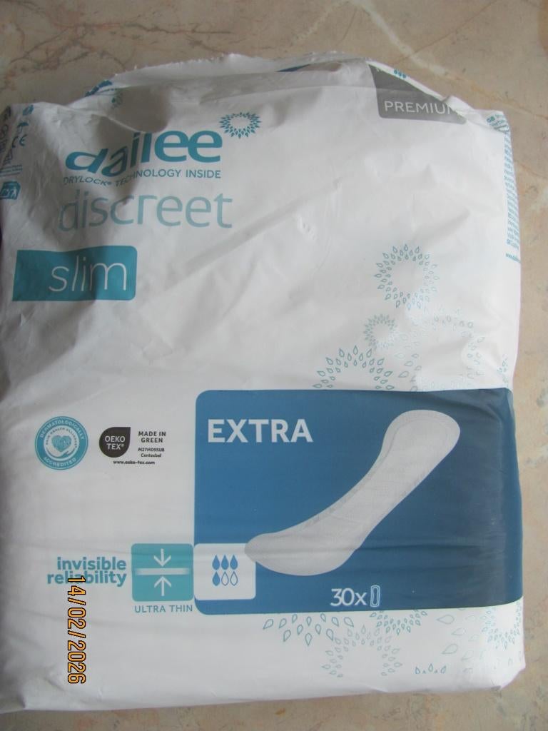 NIEUWSTAAT verpakking DAILEE Slim EXTRA incontinentie 21 st., Ophalen of Verzenden, Zo goed als nieuw
