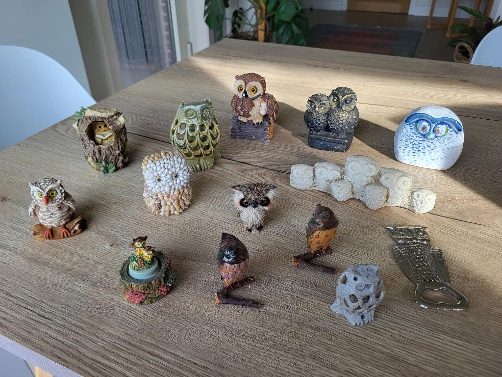 verzameling uiltjes, Ophalen of Verzenden, Zo goed als nieuw, Wild dier, Beeldje of Figuurtje