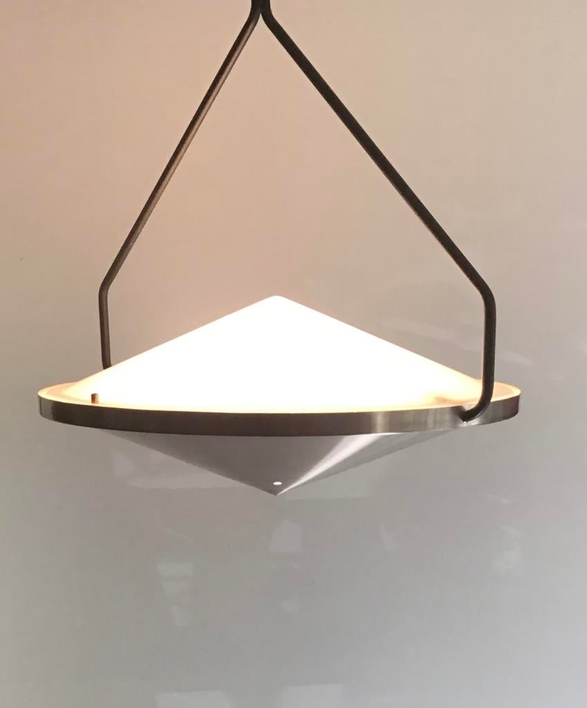 Vintage RAAK lamp Kompas B. Lodder Dutch Design, Ophalen, Gebruikt, Mid Century 1970, Minder dan 50 cm