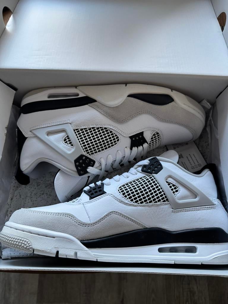 Air Jordan 4 Retro Military Black | 45, Kleding | Heren, Schoenen, Wit, Nieuw, Ophalen of Verzenden, Sneakers of Gympen