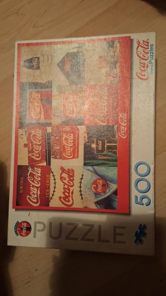 Coca-Cola Puzzel - 500 Stukjes - Nieuw in Verpakking, Hobby en Vrije tijd, Denksport en Puzzels, Ophalen of Verzenden, 500 t/m 1500 stukjes