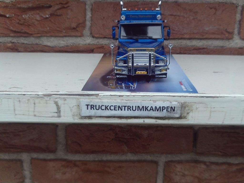Tekno  Scania  142  torpedo  van  Benny  Rasmussen., Ophalen of Verzenden, Nieuw, Bus of Vrachtwagen, Tekno