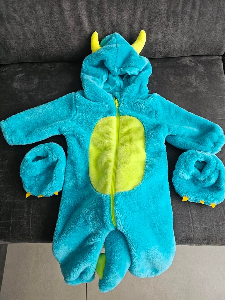 Carnaval baby draken kostuum 6 - 18 maanden, Ophalen, Jongen of Meisje