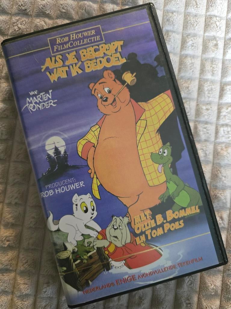 Bommel film vhs band vintage bommel beer nederlands, Alle leeftijden, Ophalen of Verzenden, Gebruikt