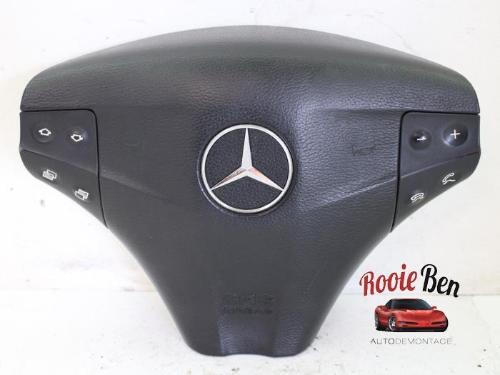 Airbag links (Stuur) van een Mercedes C-Klasse, Gebruikt, -, Ophalen of Verzenden, -