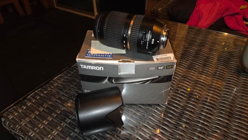 Tamron SP 70-300mm f/4-5.6 Di VC USD Nikon, Audio, Tv en Foto, Fotografie | Lenzen en Objectieven, Gebruikt, Telelens, Zoom, Ophalen