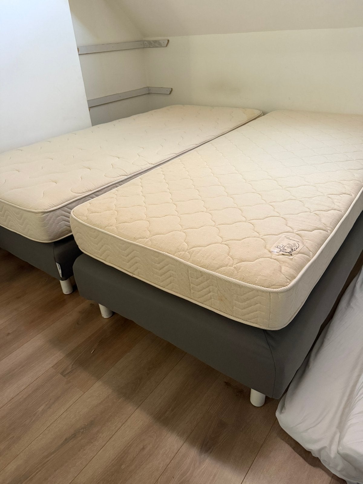 GRATIS OPHALEN - complete boxspring / bed 180x200, Ophalen, Gebruikt, Tweepersoons, 180 cm