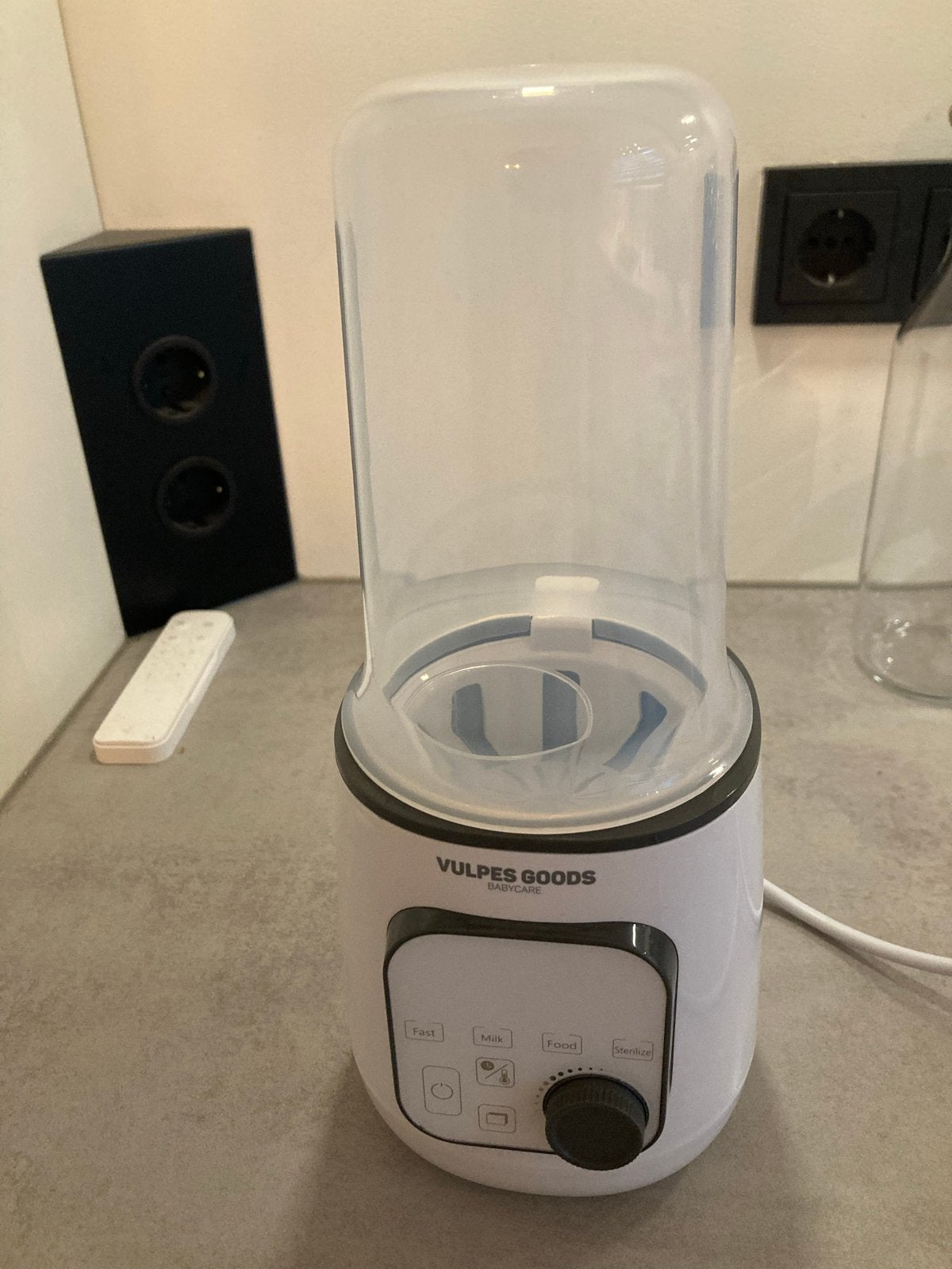 Vulpes Goods BabyCare PRO 10in1 Flessenwarmer, Ophalen of Verzenden, Zo goed als nieuw, Flessen- of potjesverwarmer