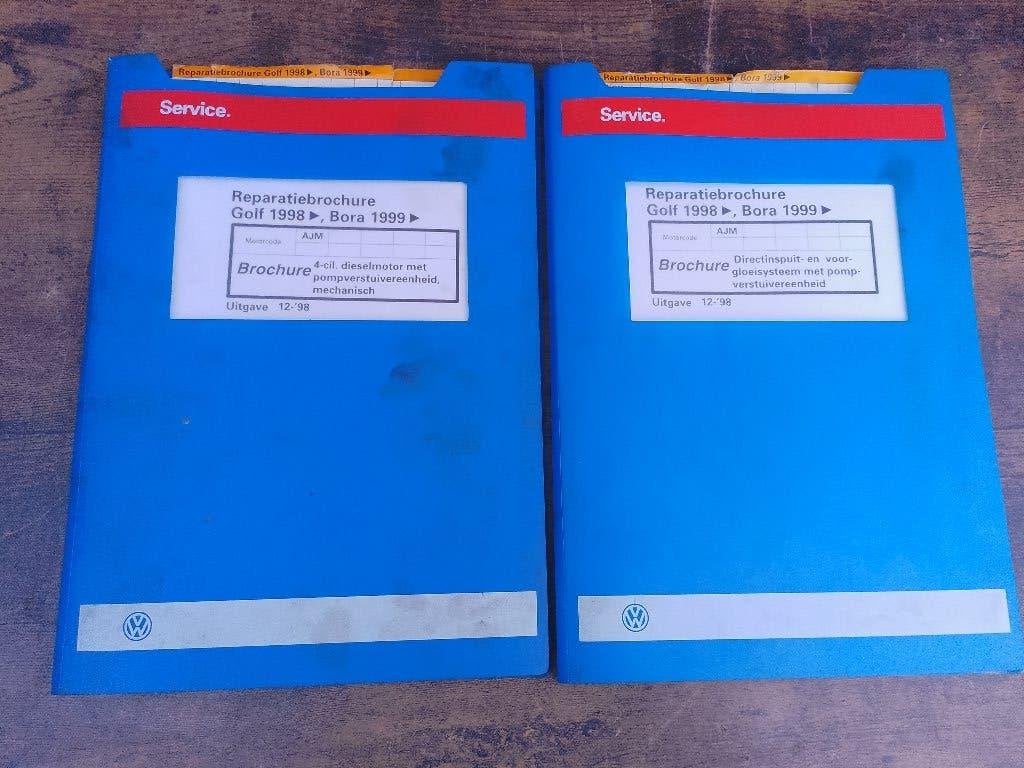 Vw Golf 4 dealer werkplaatsboeken 1.9 TDi diesel motor AJM, Verzenden, Gelezen, Volkswagen